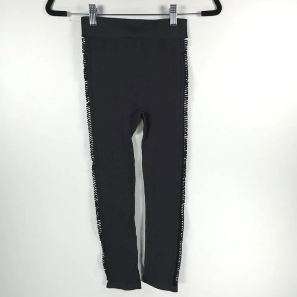 NWOT ZARA Seamless‎ Side Cutout Down Both Legs Leggings 7901/896 XS-S
